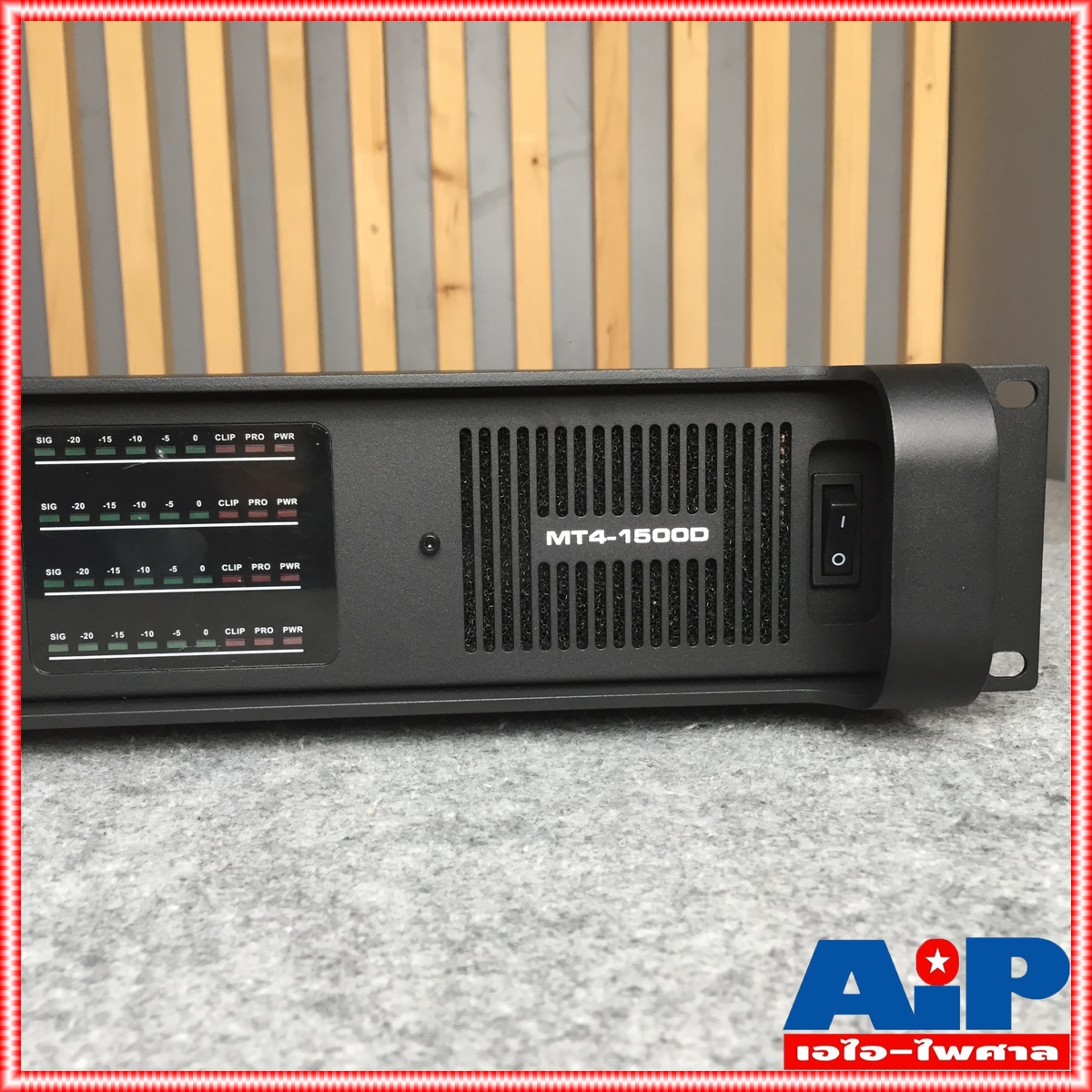 MICROTECH MT4-1500D poweramp 4CH เพาเวอร์แอมป์ กำลังวัตต์ 1500W ที่ 8โอห์ม / 2430W ที่ 4โอห์ม MT 4 1500D MT4 1500D MICRO TECH +++ เอไอ-ไพศาล