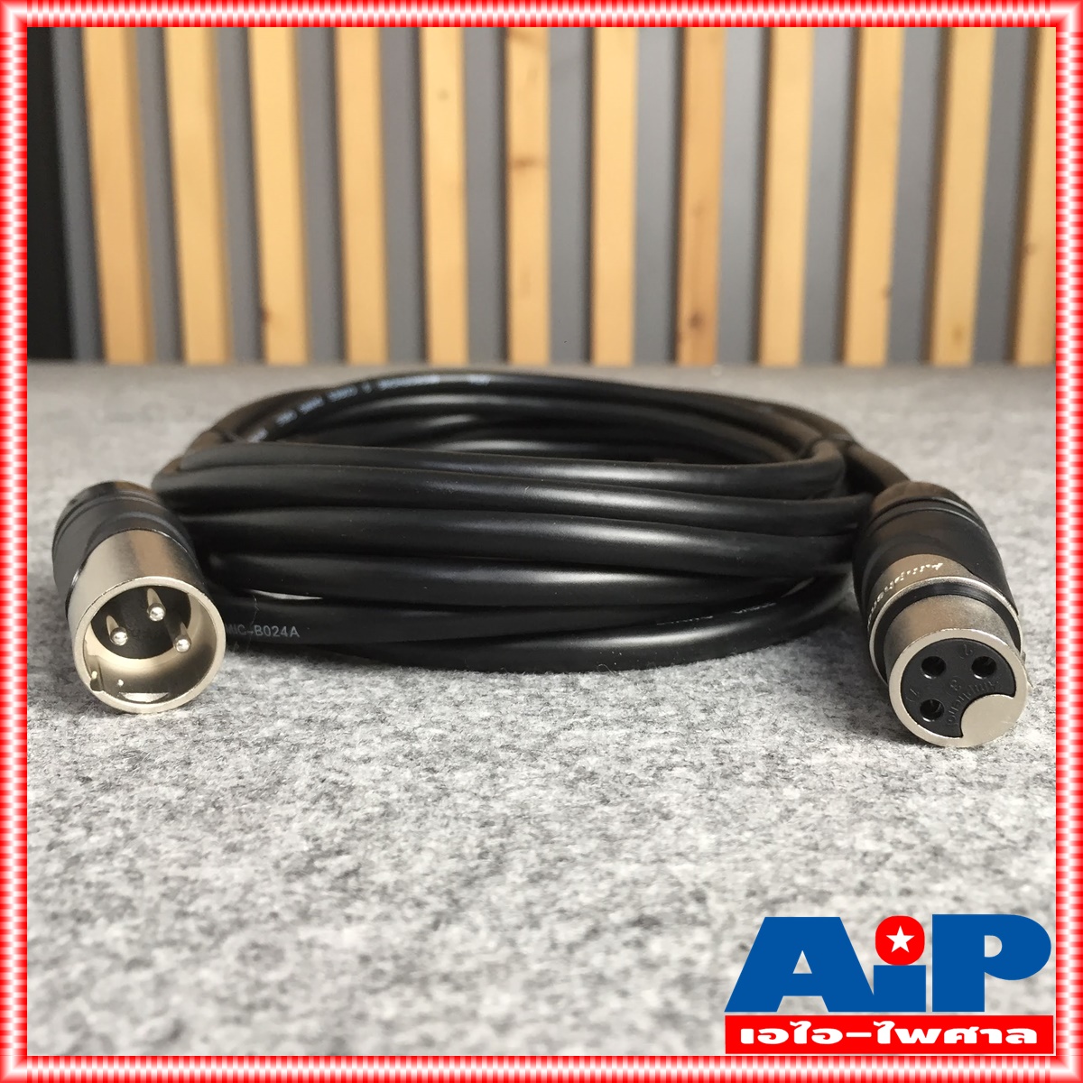 5เมตร AMPHENOL สาย XLRผู้-เมีย 5M CA03-04-C-005 สาย cannon ผู้ ออก cannon เมีย 5เมตร สายสัญญาณ XLR ผู้ - XLR เมีย ความยาว5เมตร