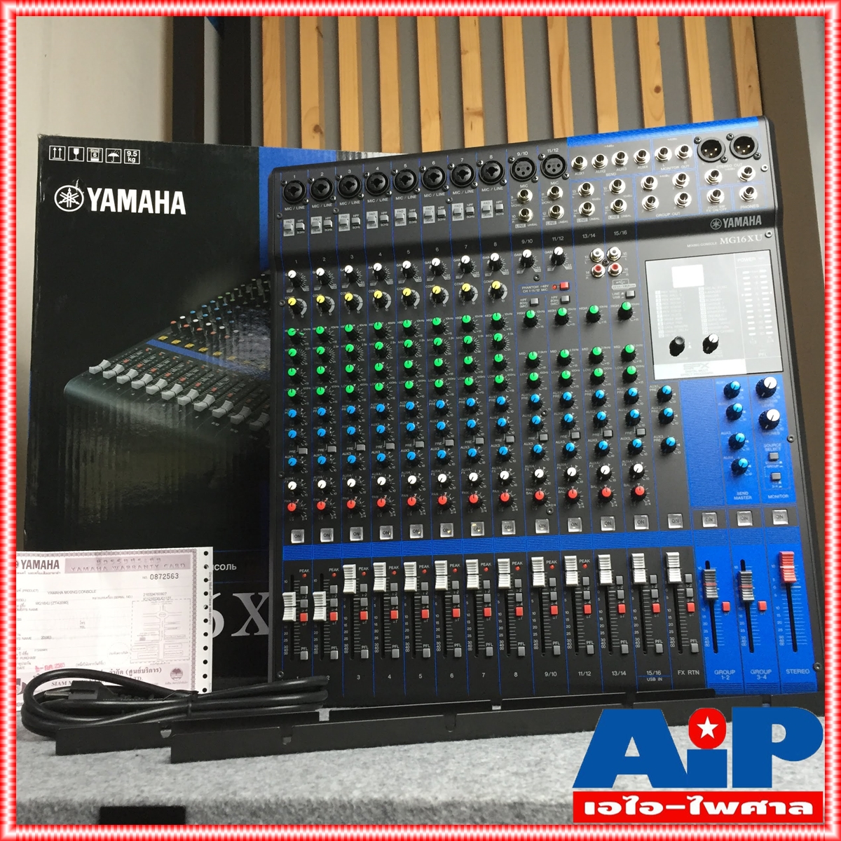 YAMAHA MG-16XU MIXER มิกซ์ มิกเซอร์ มิกซ์YAMAHA เครื่องเสียง เครื่องปรับแต่งเสียง MIX เอไอ-ไพศาล +++