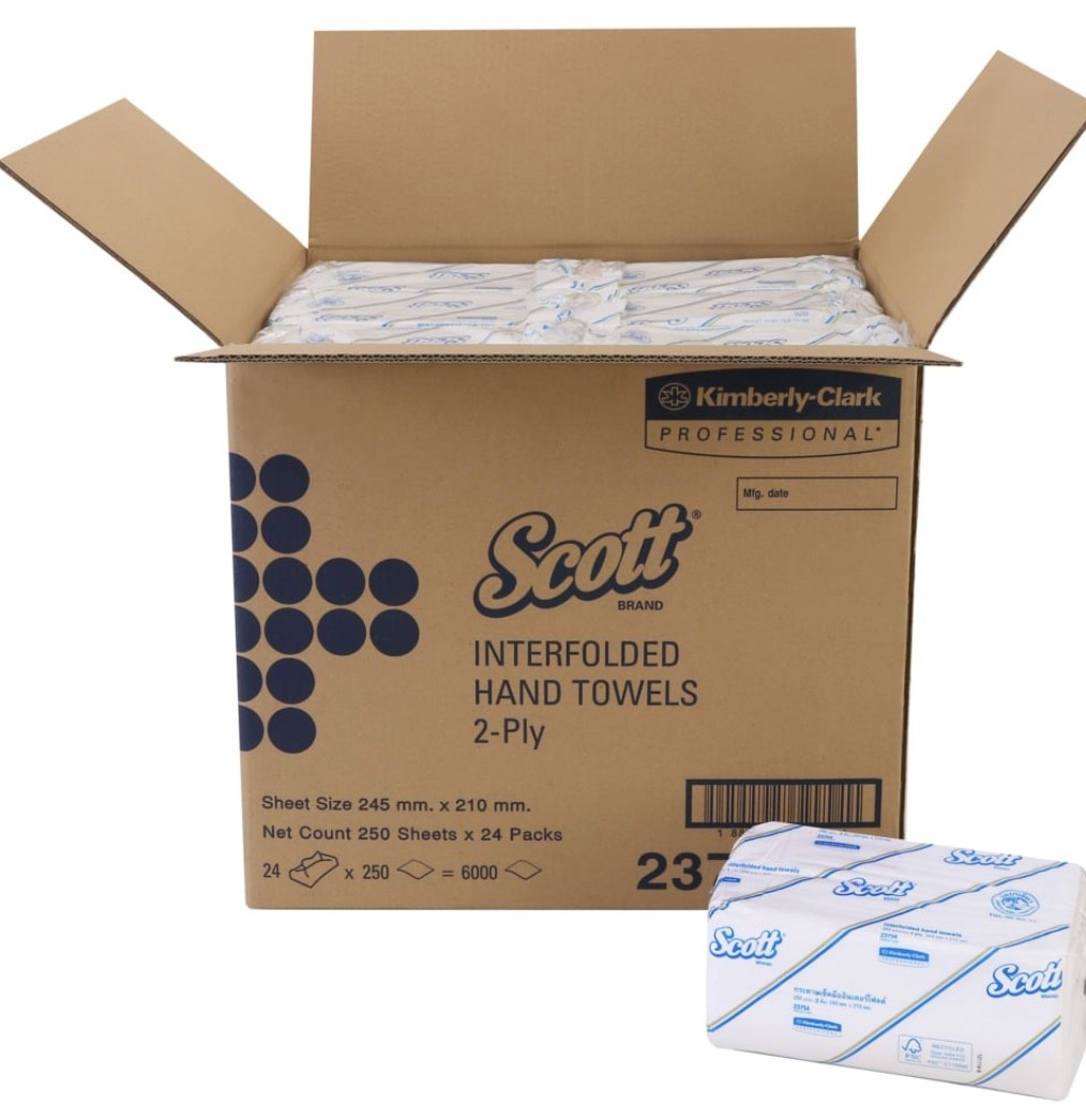 กระดาษเช็ดมือ Kimberly Clark, 6000 pcs/Box