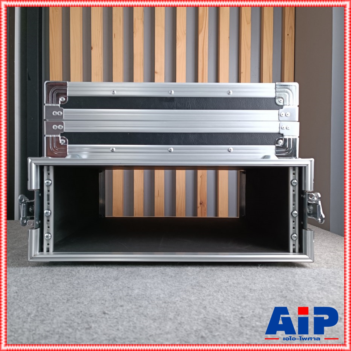 COMPACT B-3U สีดำ RACK ลึก21นิ้ว แร็ค กล่องใส่เครื่องเสียง กล่องRACK แร็คลึก21นิ้ว กล่องแร็คสีดำ เอไอ-ไพศาล