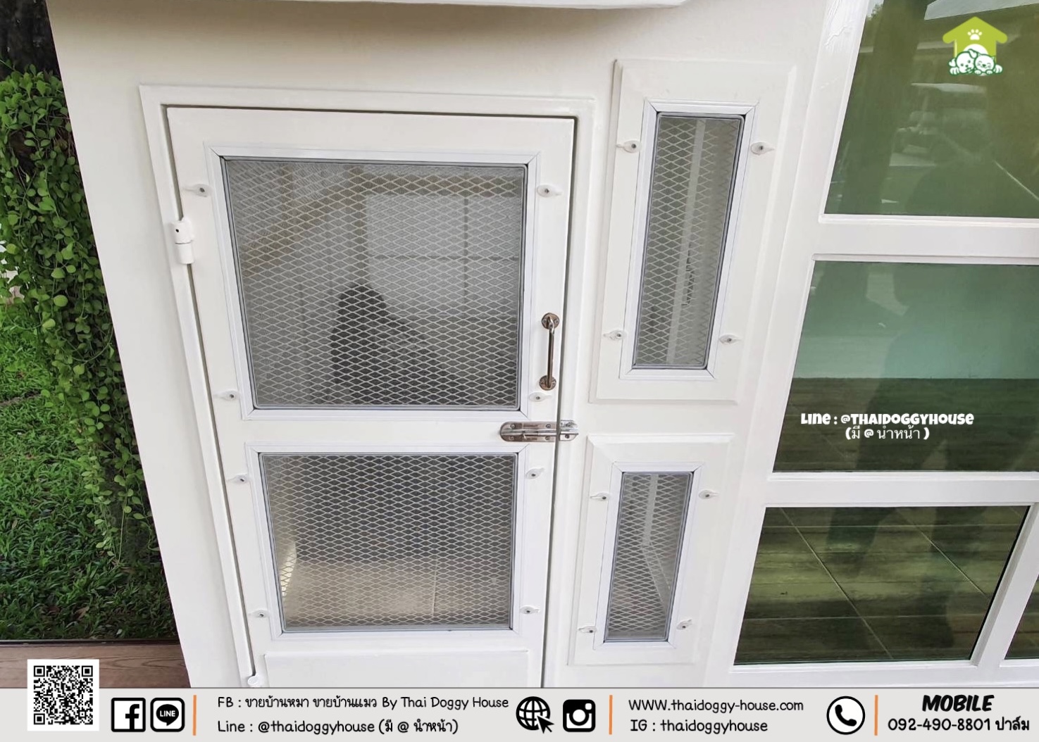 🏡 🐈 บ้านแมวติดแอร์ " 𝐍𝐎𝐑𝐃𝐈𝐂 𝐒𝐓𝐘𝐋𝐄 " ฟังก์ชั่นครบ หลังใหญ่ กระจกบานใหญ่เปิดรับแสงธรรมชาติได้ดี โทนบ้านสีขาวทำให้ดูเรียบง่าย สบายตามากขึ้น 