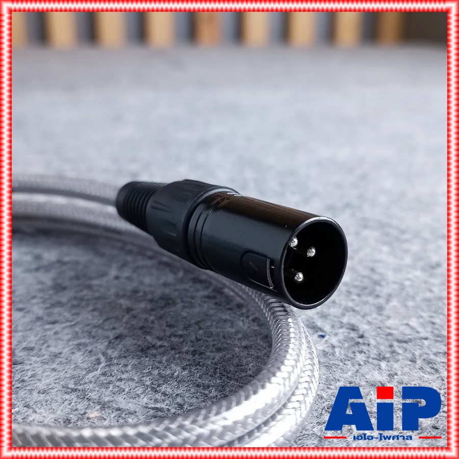 DYNACOM สายP.RCA-CANNONตัวผู้ ความยาว 1M J051 สายใส RCA ออก XLR ผู้ สายสัญญาณเสียง สายสัญญาณ ไดน่าคอม RCA ออก CANNON ผู้