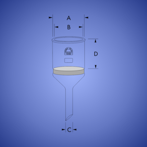 Filter Funnel por 1/2/3/4/5, 50 ml-1000, Robu - Germany