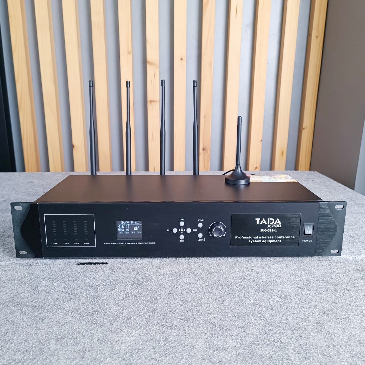 1ชุด TADA MK-691-L ชุดประชุมไร้สาย 1ประธาน+1ตัวควบคุม+11ผู้ร่วม ไมค์ประชุม ไมค์ ตั้งโต๊ะ MK 691 L MK691L เอไอ-ไพศาล