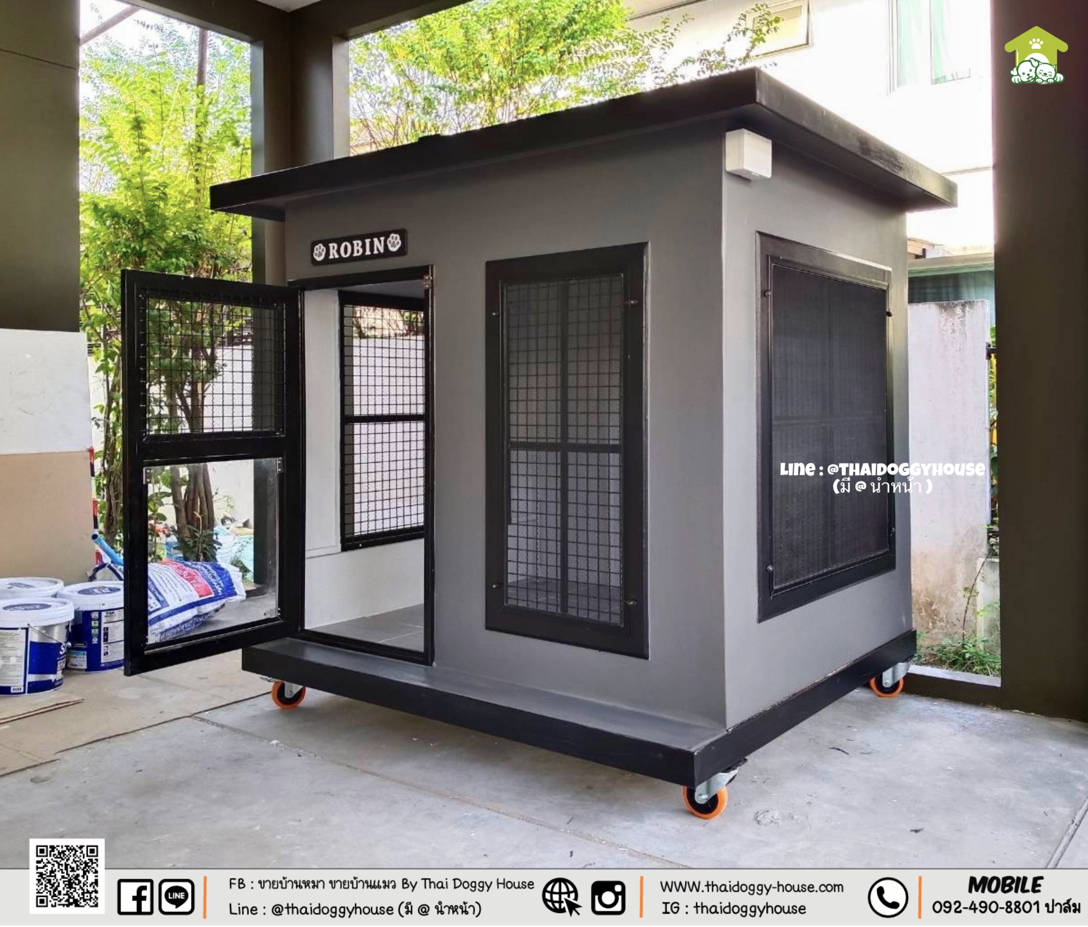 บ้านหมา บ้านแมว " 𝐁𝐎𝐗 𝐒𝐓𝐘𝐋𝐄 𝐁𝐘 𝐓𝐇𝐀𝐈 𝐃𝐎𝐆𝐆𝐘 𝐇𝐎𝐔𝐒𝐄 "