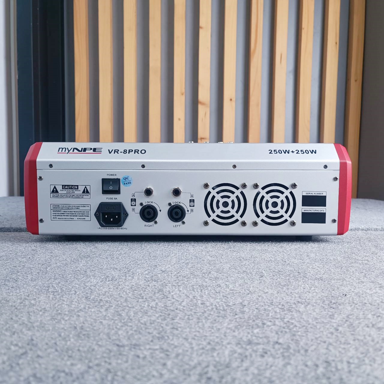 MYNPE VR-8PRO POWER MIXER (Stereo Power Mixer 8Ch 250วัตต์ x2) VR8PRO VR 8PRO เอไอ-ไพศาล