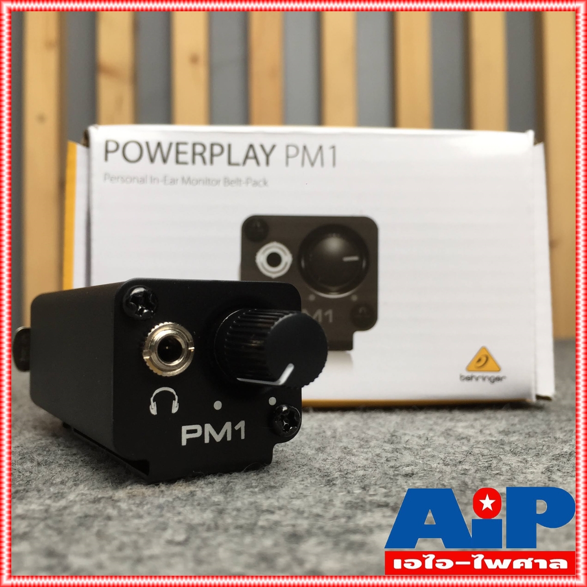 BEHRINGER PM1 in-ear monitor amplifier EarMonitor เครื่องช่วยฟัง หูฟังMonitor เครื่องเสียบหูฟัง เอไอ-ไพศาล +++