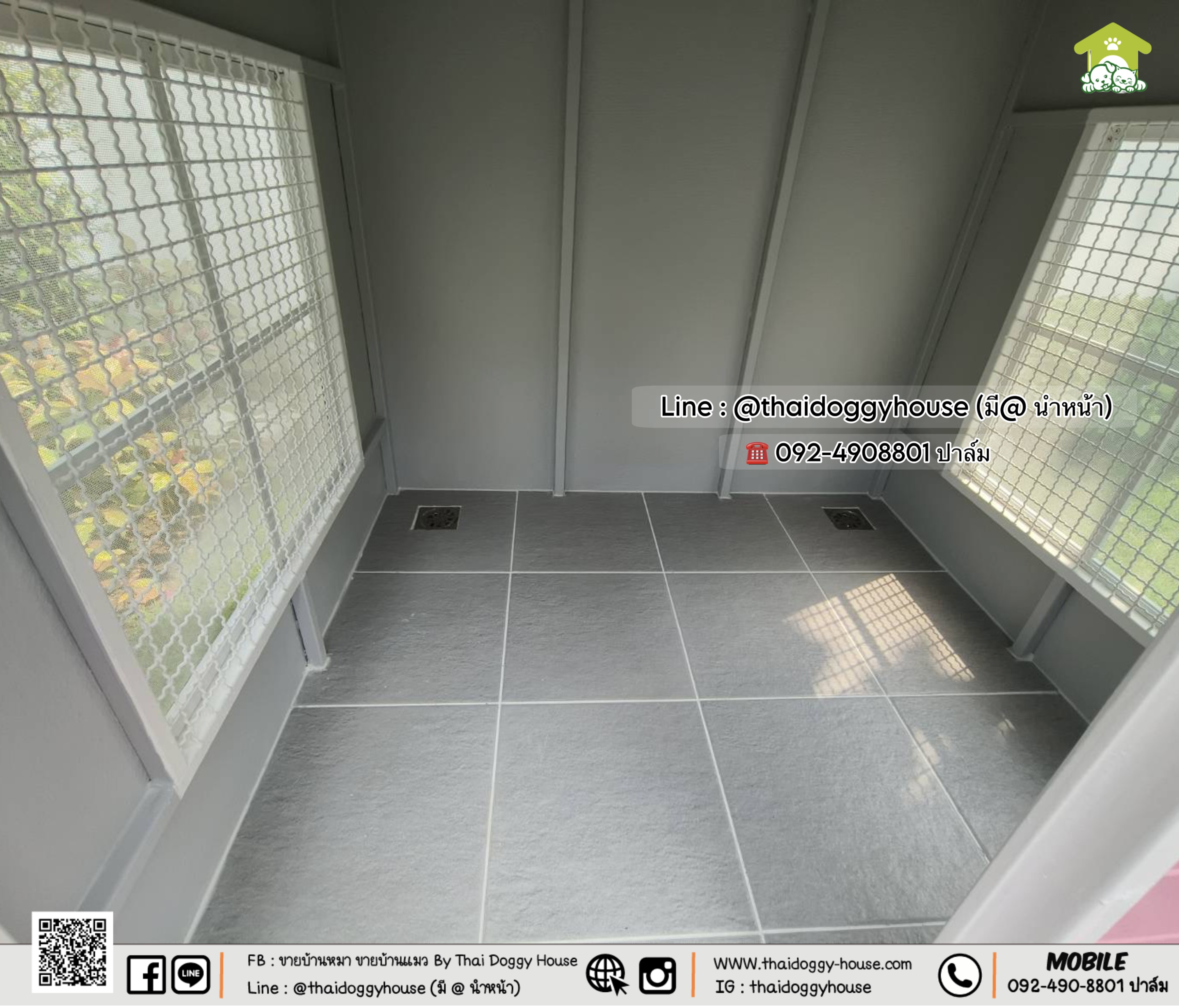 บ้านหมา บ้านแมว บ้านสัตว์เลี้ยง 𝐓𝐡𝐚𝐢 𝐝𝐨𝐠𝐠𝐲 𝐡𝐨𝐮𝐬𝗲 แบบบ้าน 𝗡𝗼𝗿𝗱𝗶𝗰 𝗦𝘁𝘆le