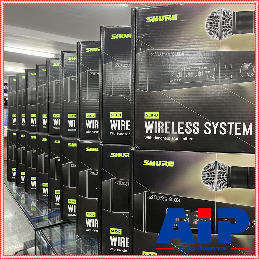 SHURE SLXD24A/SM58-M55 ไมค์ลอยมือถือเดียว ไมโครโฟนไร้สายไมค์เดียว SLX 24/ SM 58 M 55 SLX24/SM58M55 เอไอ-ไพศาล +++