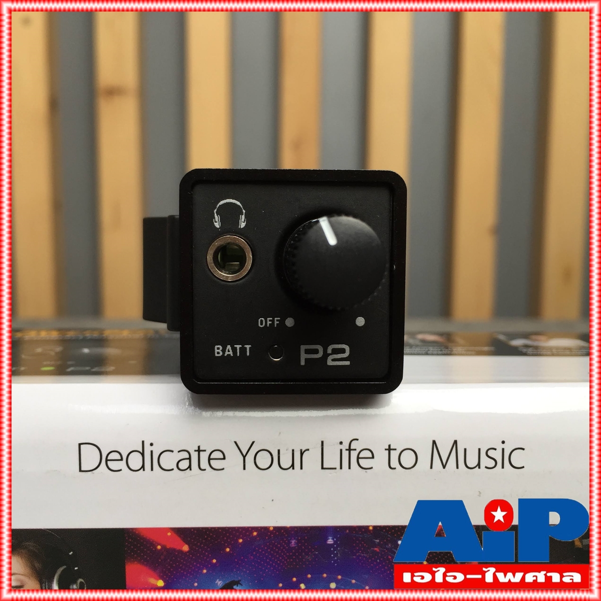 BEHRINGER P-2 in-ear monitor amplifier EarMonitor เครื่องช่วยฟัง หูฟังMonitor เครื่องเสียบหูฟัง POWERPLAY P 2 เอไอ-ไพศาล +++