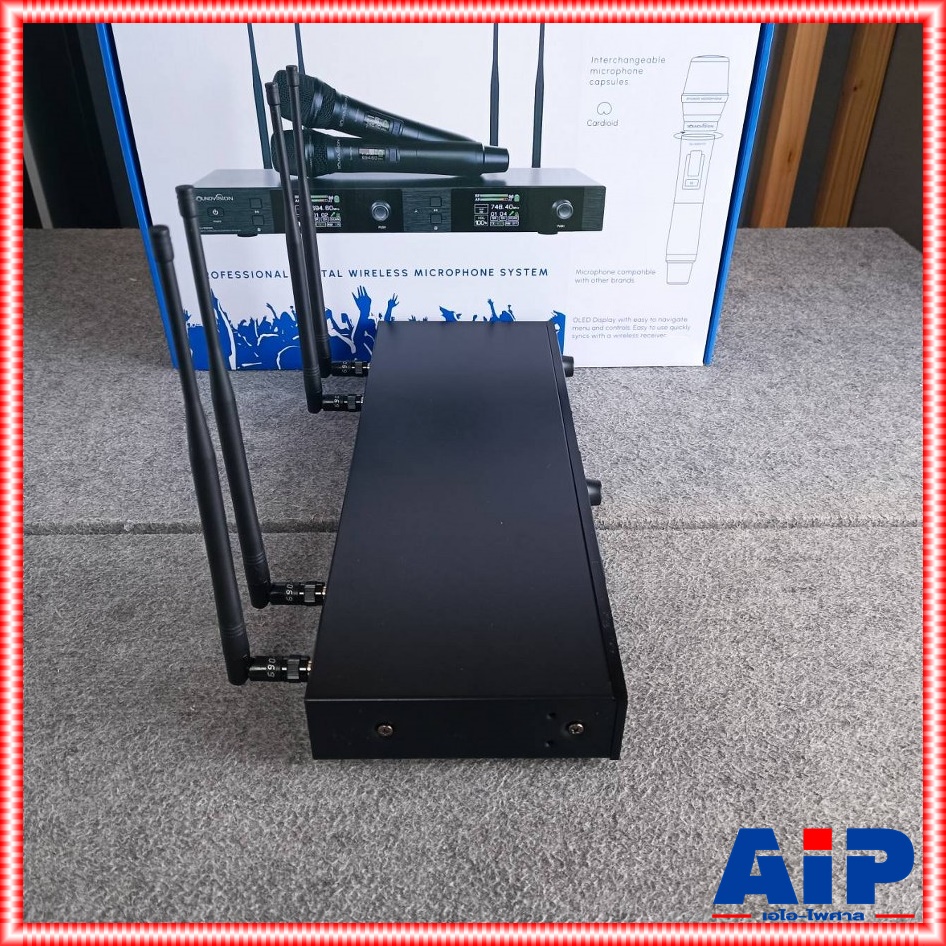 SOUNDVISION SU-990D/HTP PLUS ไมค์ลอยถือคู่ ไมโครโฟนไร้สายการใช้งานในย่าน UHF 694.4 – 702.7 และ 748.3 – 757.7 MHz SU 990D/HT SU990D/HT เอไอ-ไพศาล