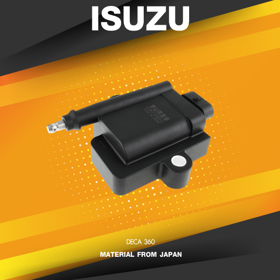 SURES (ประกัน 1 เดือน ) คอยล์จุดระเบิด ISUZU - DECA 360 ตรงรุ่น - SCU-707 - MADE IN JAPAN - คอยล์หัวเทียน อีซูซุ เดก้า รถบรรทุก สิบ หก ล้อ