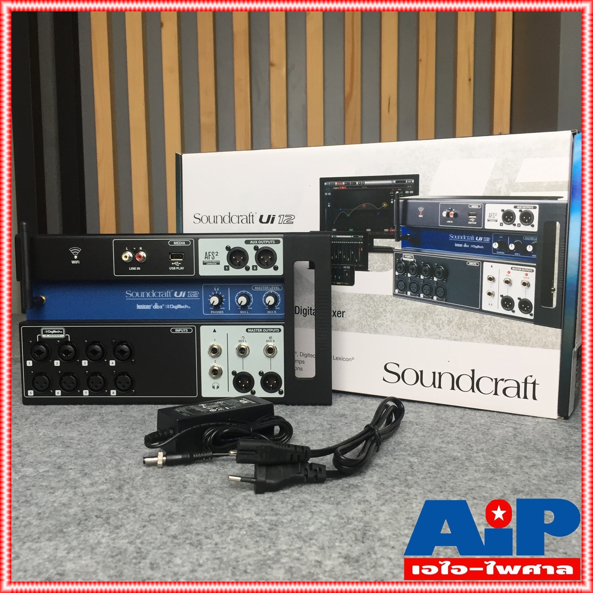SOUNDCRAFT UI12 Digital Mixer มิกเซอร์ มิกดิจิตอล เครื่องปรับแต่งเสียง MIX UI 12 UI-12 เครื่องเสียง เอไอ-ไพศาล +++