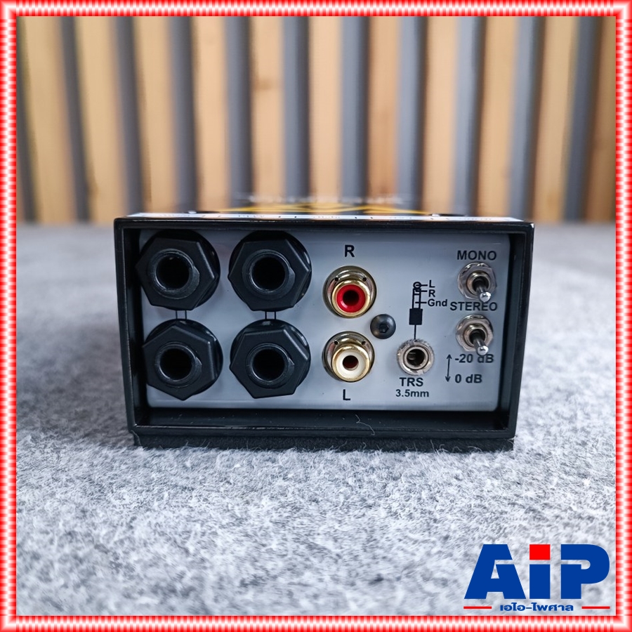 V BOX Stereo Pro-Media ตัวกรองสัญญาณเสียง อุปกรณ์เปิดเพลงมือถือไอโฟนไอแพดโน๊ตบุ้คซาวด์การ์ด กล่องสัญญาณเสียง เอไอ-ไพศาล