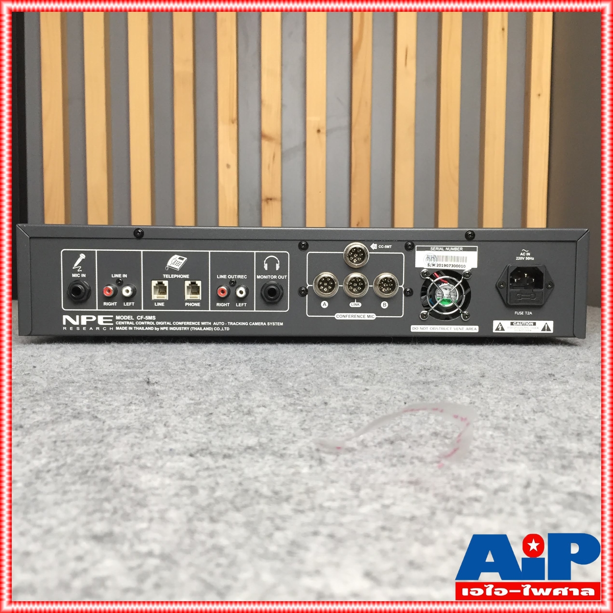 NPE CF-5MS ชุดควบคุมไมค์ ชุดควบคุมไมค์ประชุม ตัวจ่ายไฟ CF 5MS CF5MS ตัวควบคุมไมค์ เครื่องควบคุมไมค์ เอไอ-ไพศาล