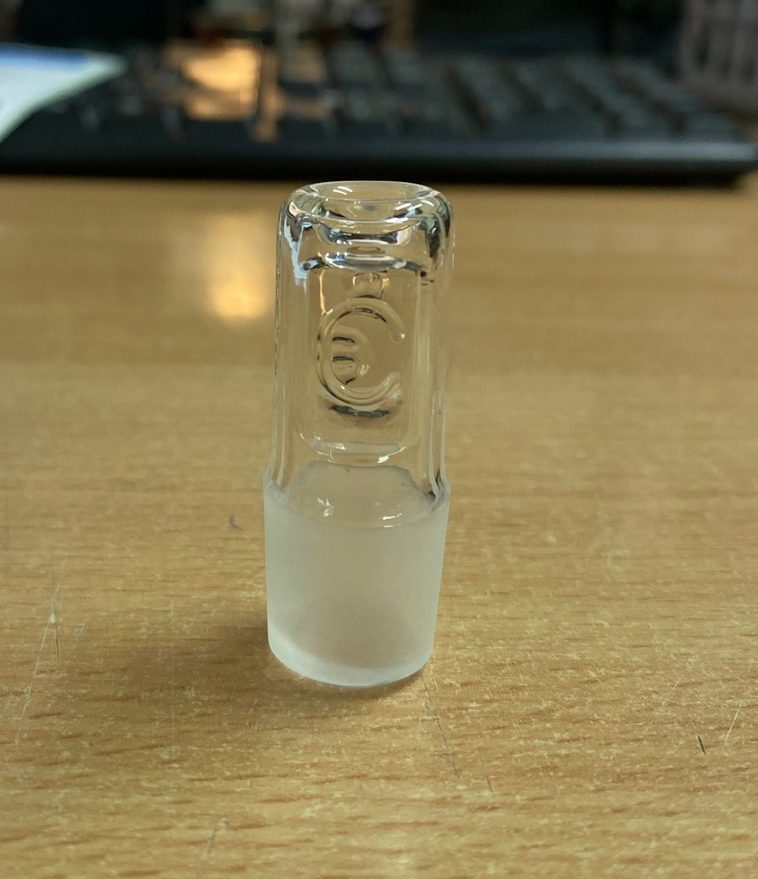 Flask, Erlenmeyer with Joint and Glass Stopper