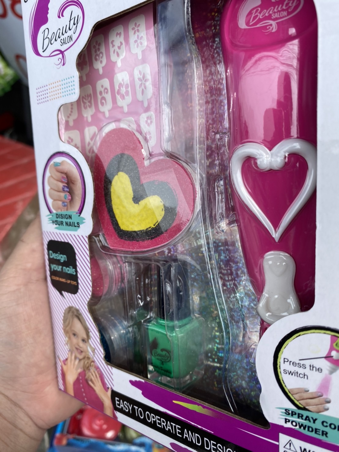 LXH3082 ของเล่นเด็กชุดเครื่องแต่งเล็บ ชุดทำเล็บเด็ก กล่องละ