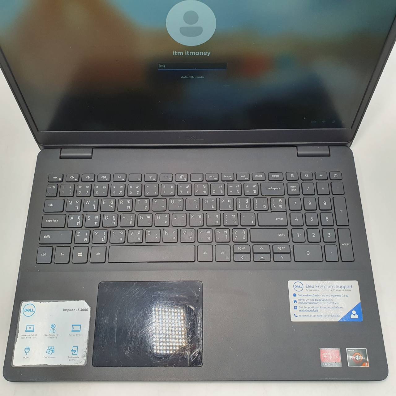 🐳 Dell Inspiron 3505 Black (A) 🐳 💻 Dell Inspiron 3505 สเปคดี พกพาง่าย 💻 ❤ AMD RYZEN 3 3250U / 8GB / 256GB / 15.6" ❤