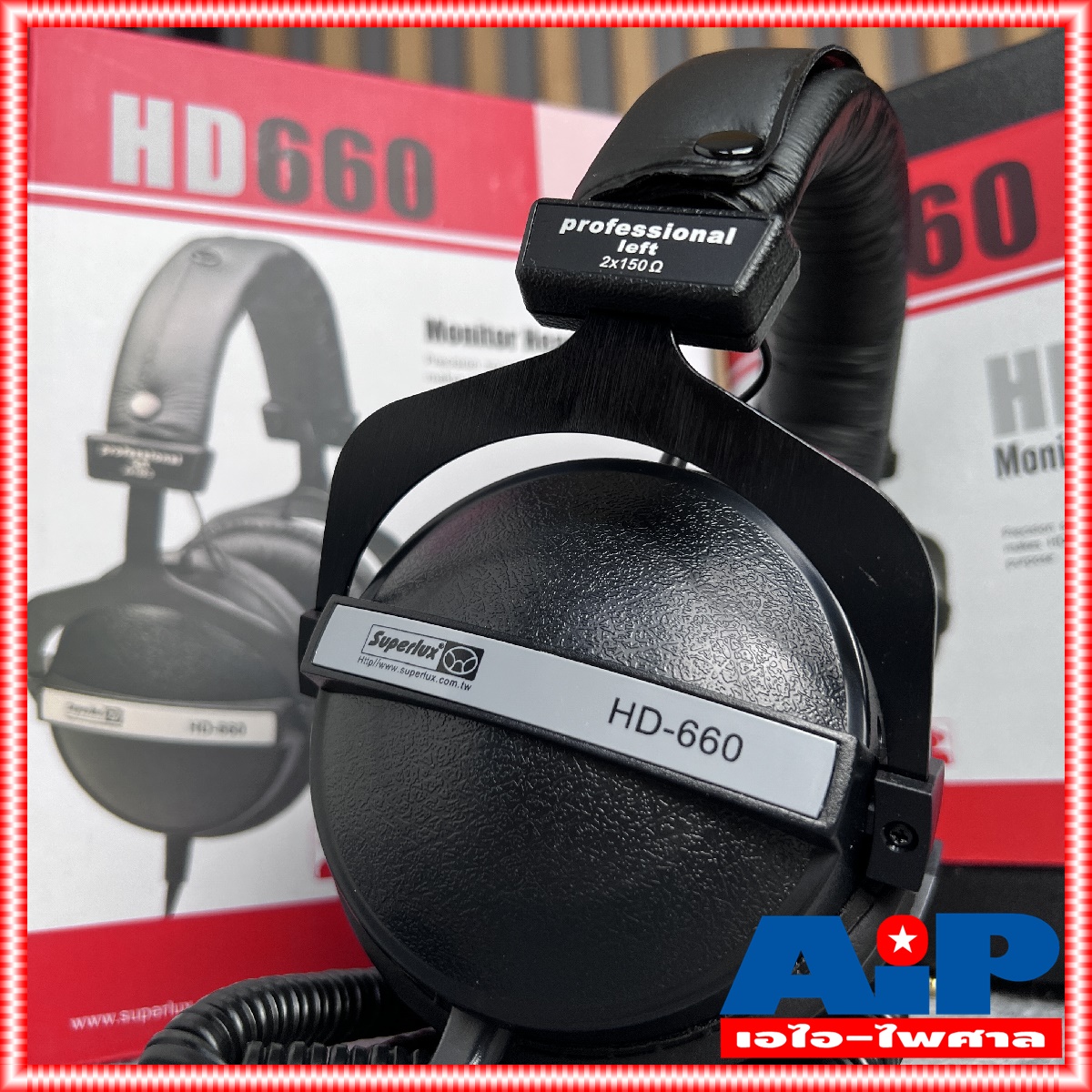 SUPERLUX HD660 หูฟัง HEADPHONE HD 660 หูฟัง ครอบหู มอนิเตอร์ HD-660 เอไอ-ไพศาล