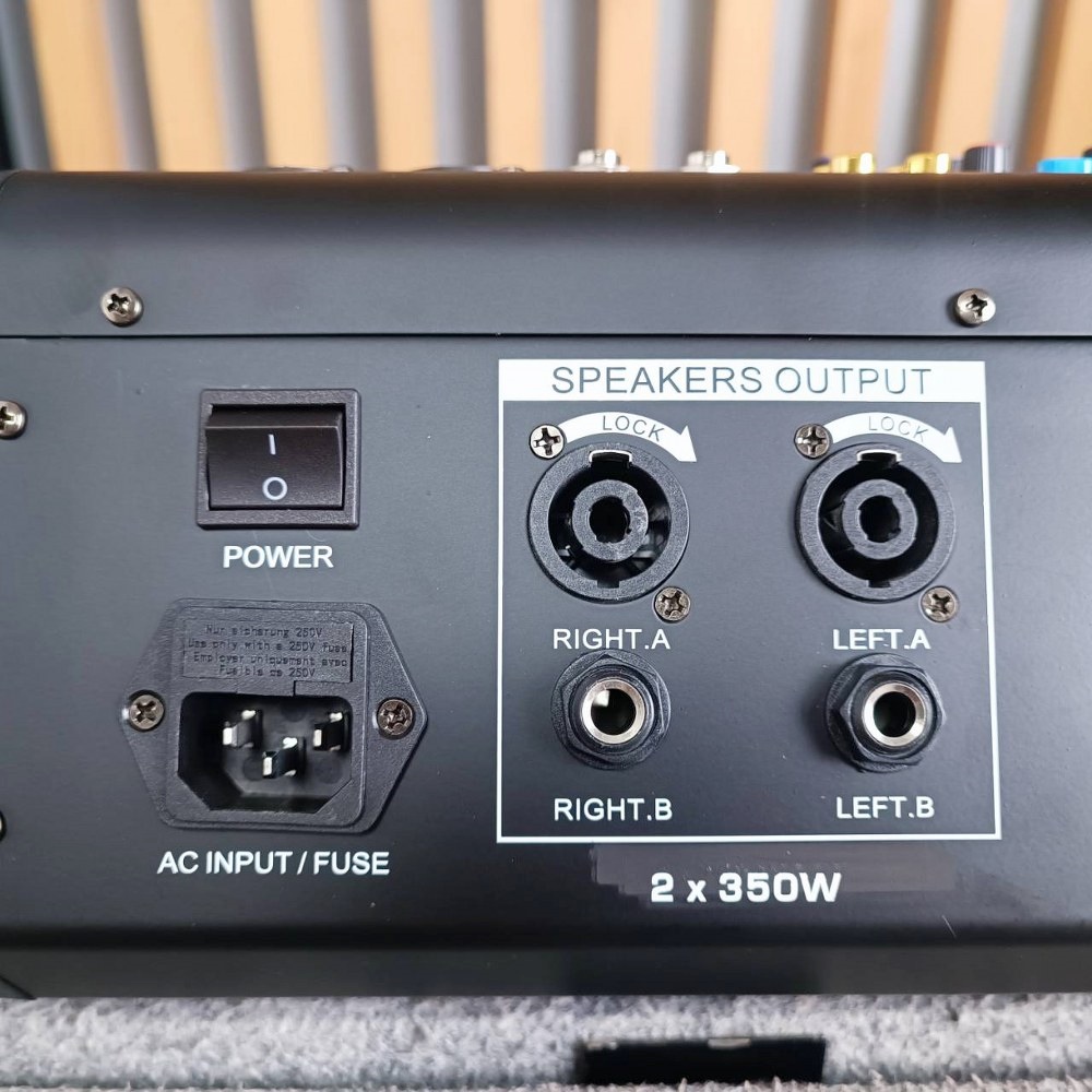 TADA AM-Q4P powermixer 350 watt EFX USB บลูทูส TA DA มิกเซอร์อนาล็อก AM Q4P ธาดา AMQ4P เอไอ-ไพศาล