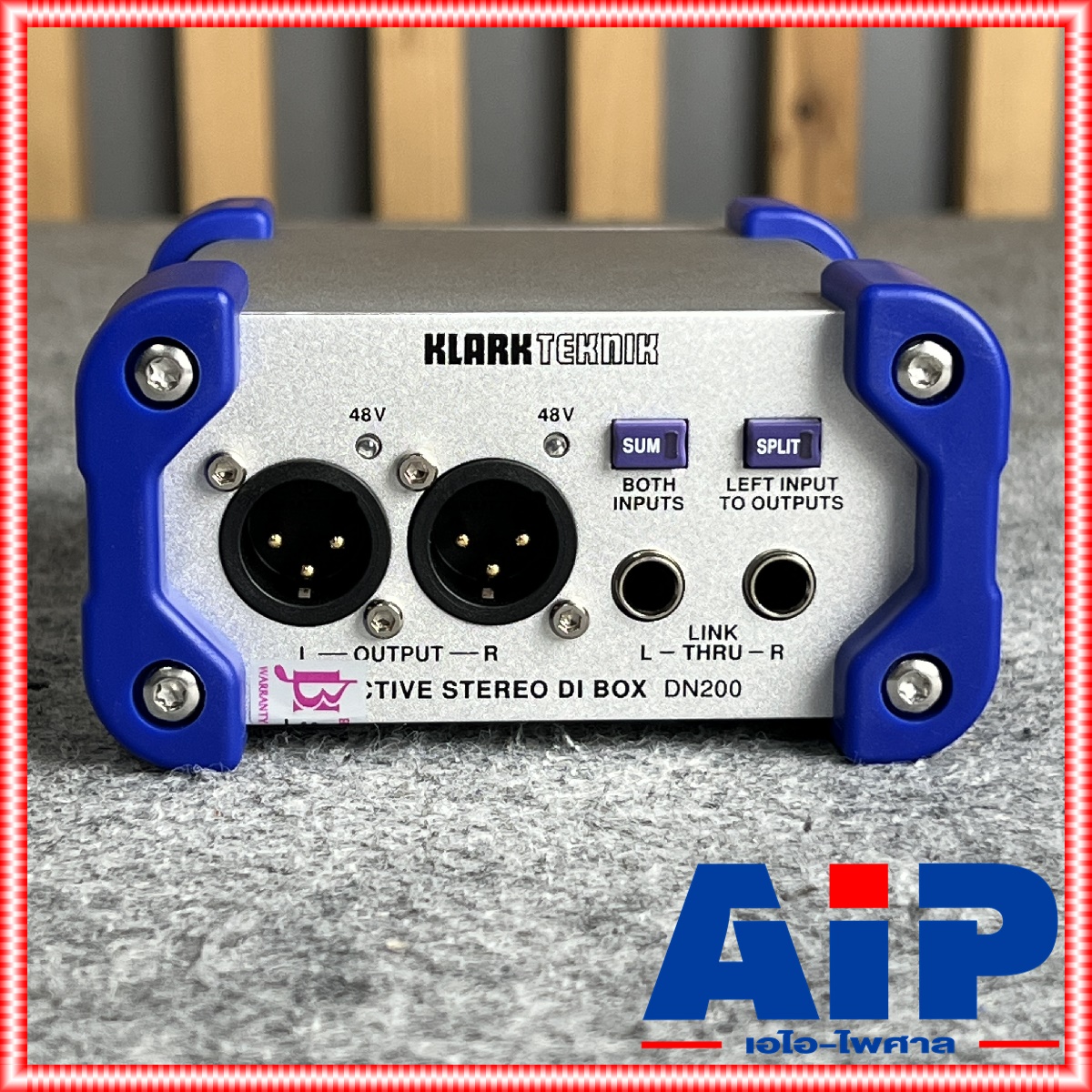 KLARK TEKNIK DN-200 2ch actiive DI Active Stereo Direct Box แอคทีฟ ไดเร็ก บอกซ์ DN 200 DN200 +++
