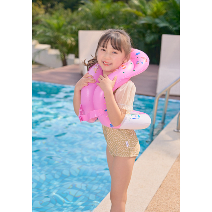 ห่วงยางเด็ก เสื้อชูชีพเด็ก ชูชีพเป่าลม มีตัวล็อคกันหลุด เป่าลม2ชั้น สร้างความมั่นใจขณะอยู๋ในน้ำ สินค้าพร้อมส่ง