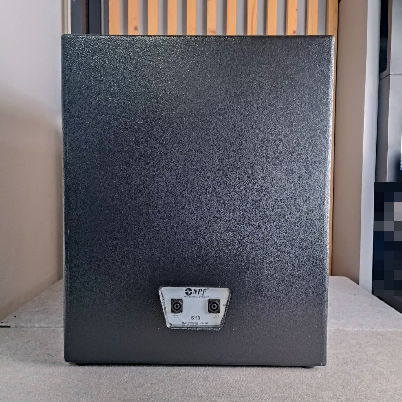 NPE S-18 ตู้ลำโพง18" ราคาต่อใบ ตู้ลำโพง 18"SUB - BASS 1000 วัตต์ 8 โอห์ม S18 S 18 เอไอ-ไพศาล