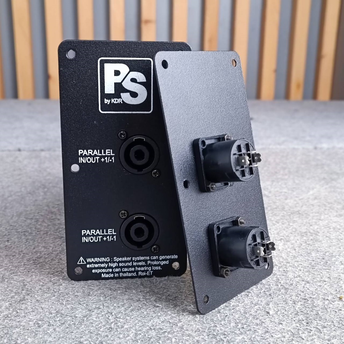 แพ็ค2อัน K.POWER แท็ปสเปคคอนx2 7.5x14.5cm ทรงตั้ง แท็ปสเปคคอนx2 แท็ปลำโพง แท็ป แท็ปSPEAKON เอไอ-ไพศาล