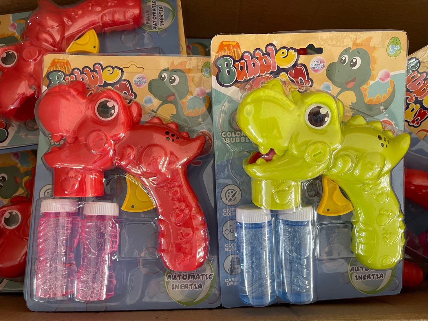 7772 ปืนเป่าฟองสบู่ ของเล่นเป่าฟองไดโนเสาร์ ปลีกชิ้นละ