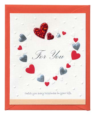 การ์ดบอกรัก MINI Red Heart Series