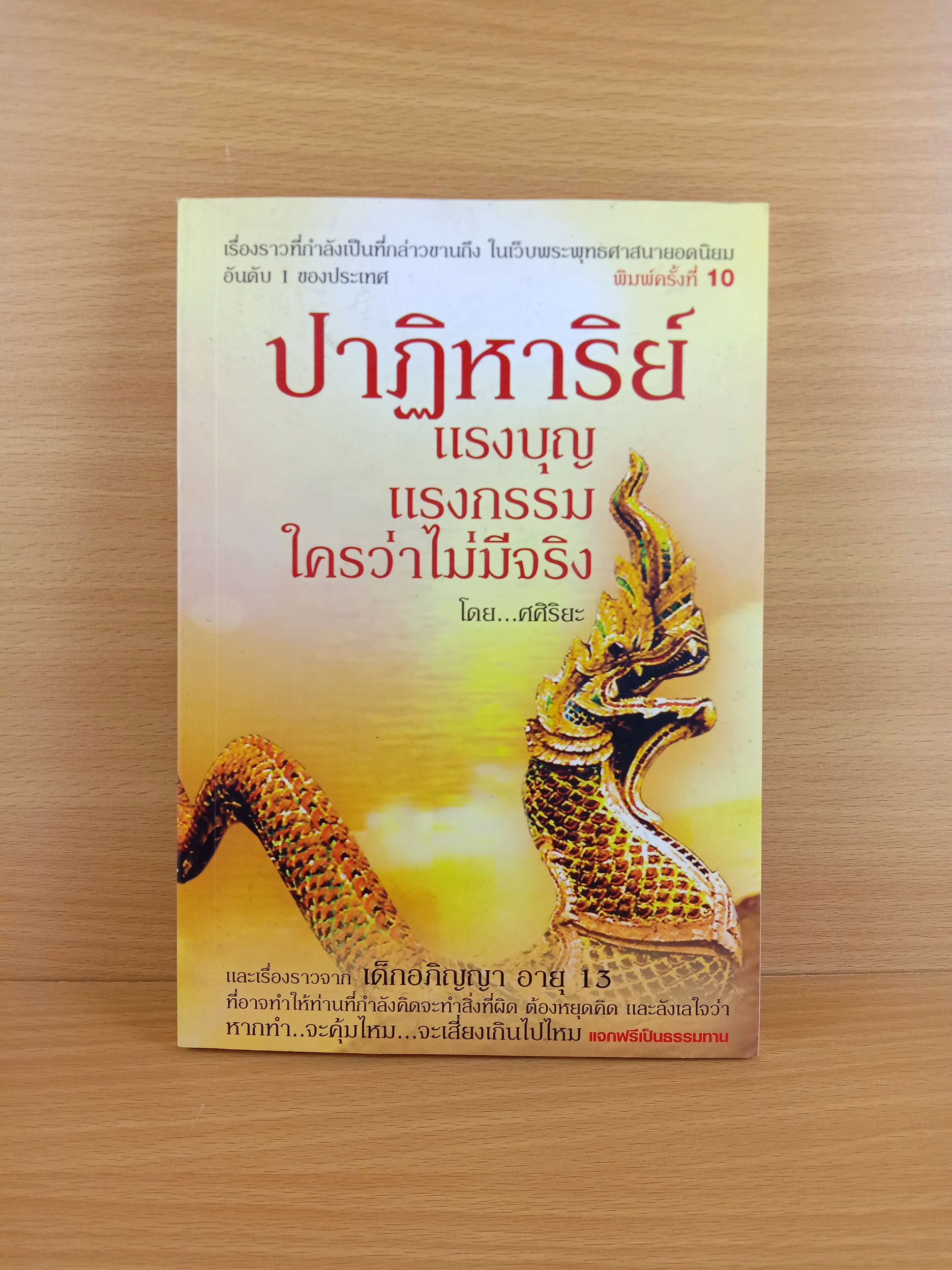 ปาฎิหาริย์ แรงบุญ แรงกรรม ใครว่าไม่มีจริง