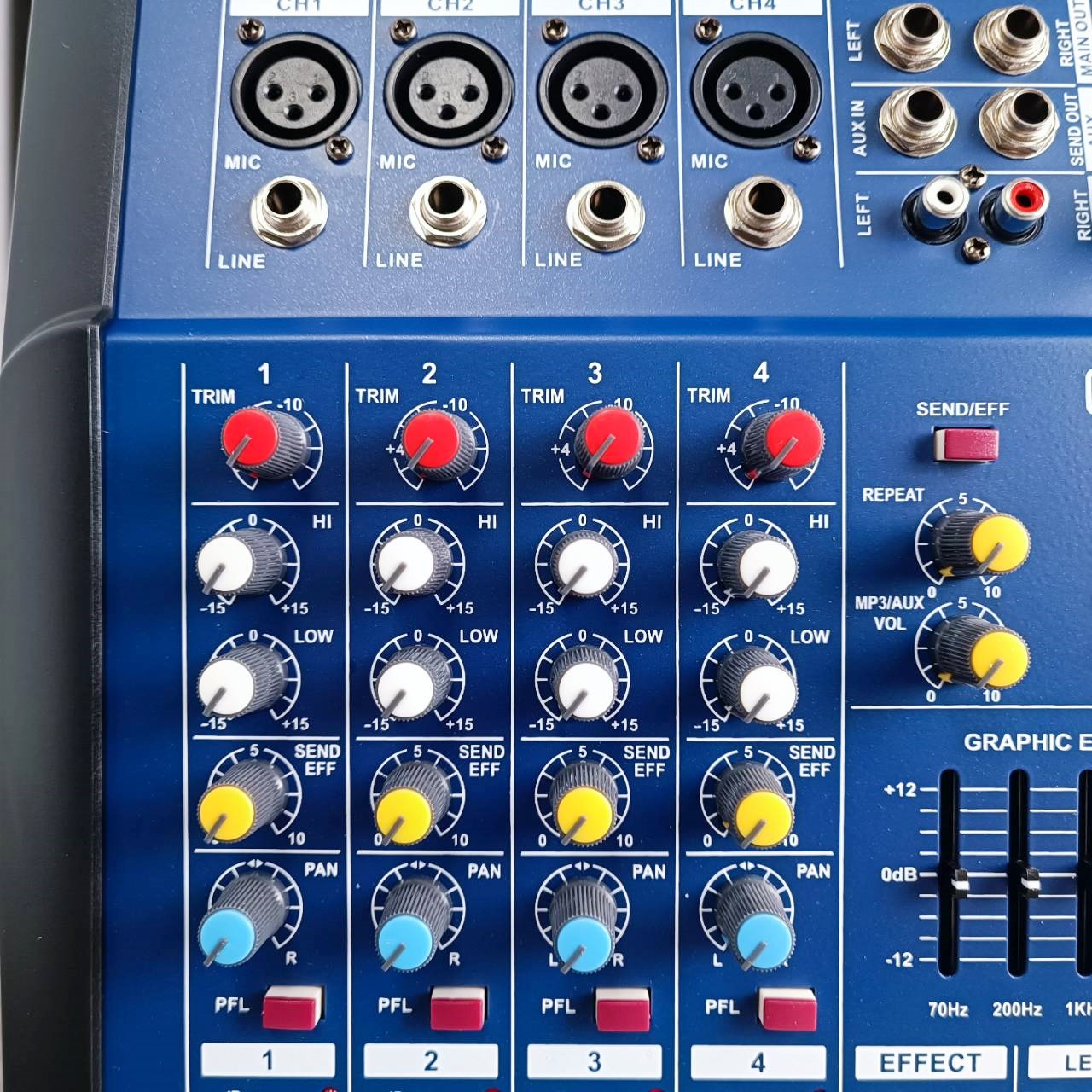 สินค้าใหม่ ลดล้างสต็อค Ceflar PMX4-150 POWERMIXER สีน้ำเงิน เพาเวอร์ มิกซ์เซอร์ บูลทูธ 4 CH PMX4 150 PMX4150 เอไอ-ไพศาล