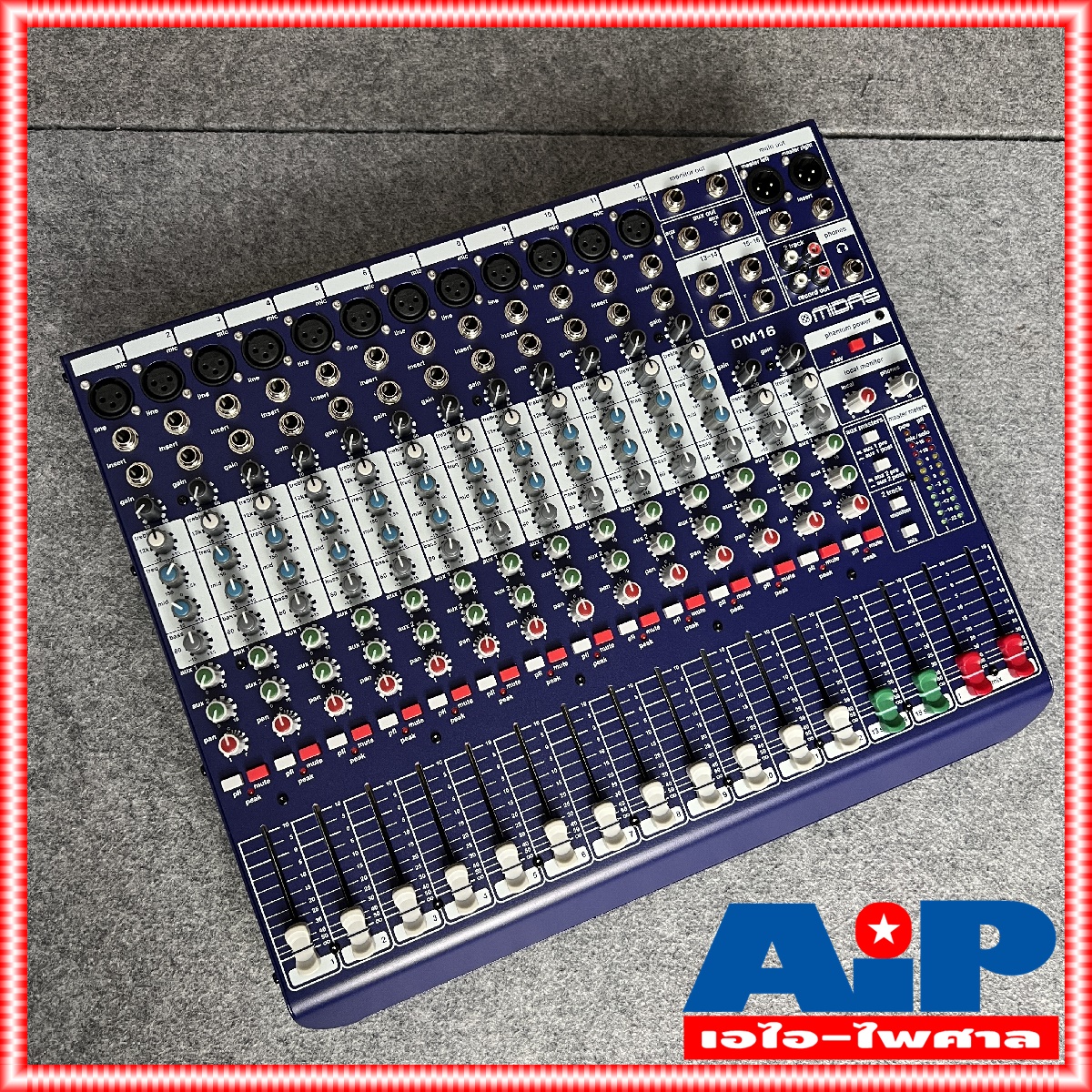 MIDAS DM-16 MIXER MIX DM 16 เครื่องปรับแต่งเสียง DM16 มิกเซอร์ มิกซ์ ของแท้ประกันศูนย์ไทย 1ปี MI DAS +++