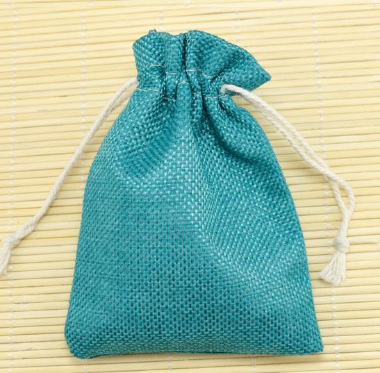 ถุงใส่ของชำร่วย ถุงผ้ากระสอบ ขนาด 13x18 cm สีลูกกวาด สีฟ้าน้ำทะเล สีแดง สีน้ำตาล สีชมพู สีดำ ถุงใส่ของขวัญ ของที่ระลึก 553493