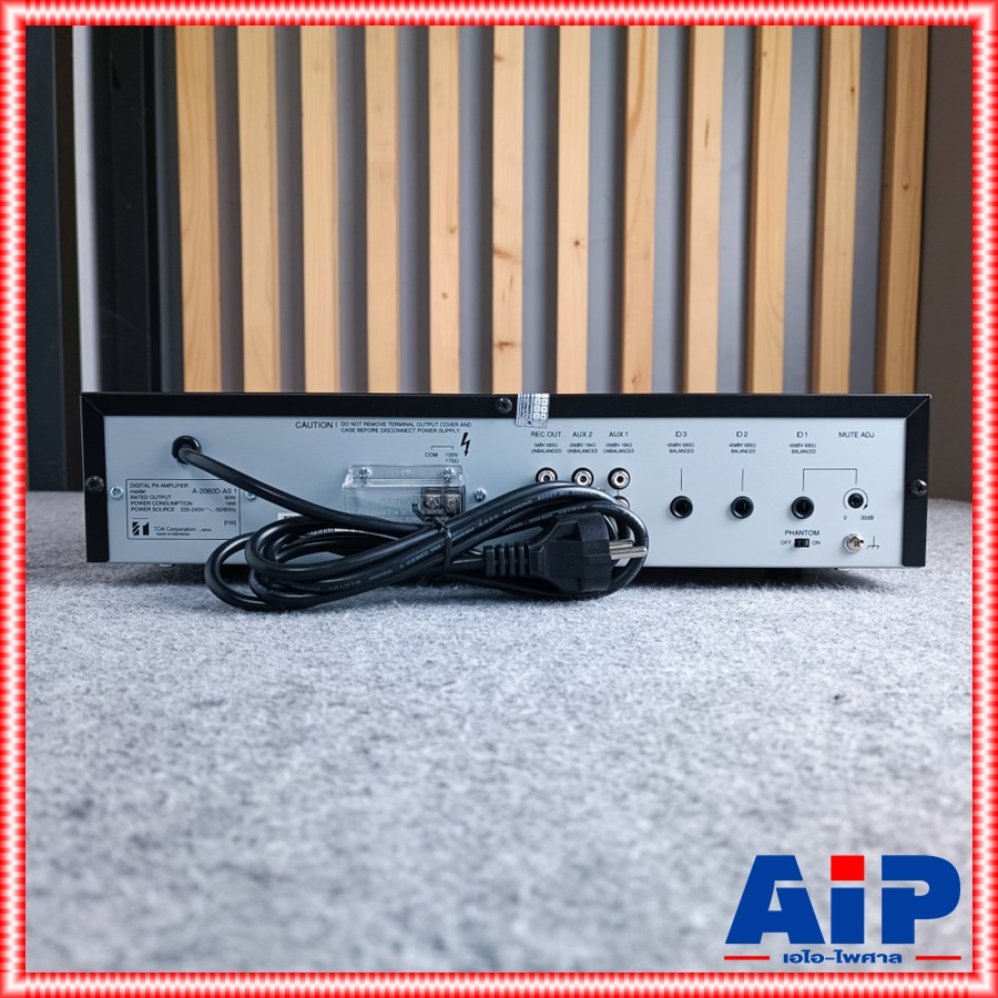TOA A-2060D-AS แอมป์ เครื่องขยายเสียง A 2060D AS AMP amp แอมป์ แอมป์TOA เครื่องเสียง เอไอ-ไพศาล