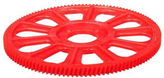 TL : 450 Main Drive Gear เฉียง (2ชิ้น) - สีแดง
