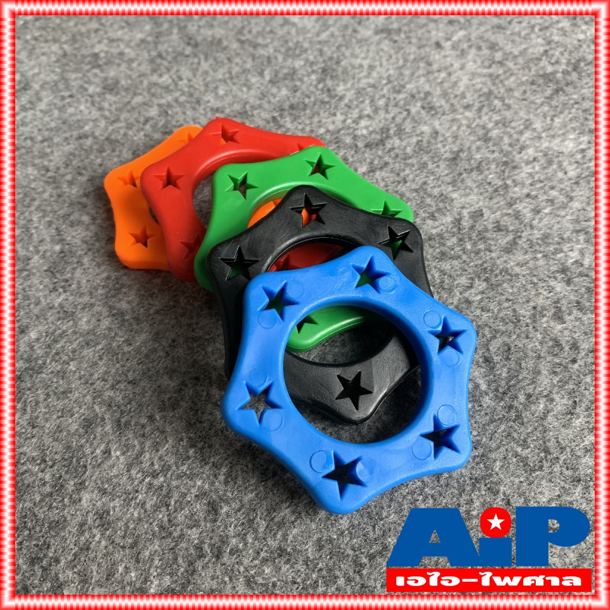 1อัน มี5สีให้เลือก ยางกันกลิ้งไมค์สาย A1 ลายดาว รู34mm ไมค์สาย กัน กลิ้ง ไมค์ A-1 กันกลิ้ง ไมโครโฟน ยางกันกลิ้งลายดาว