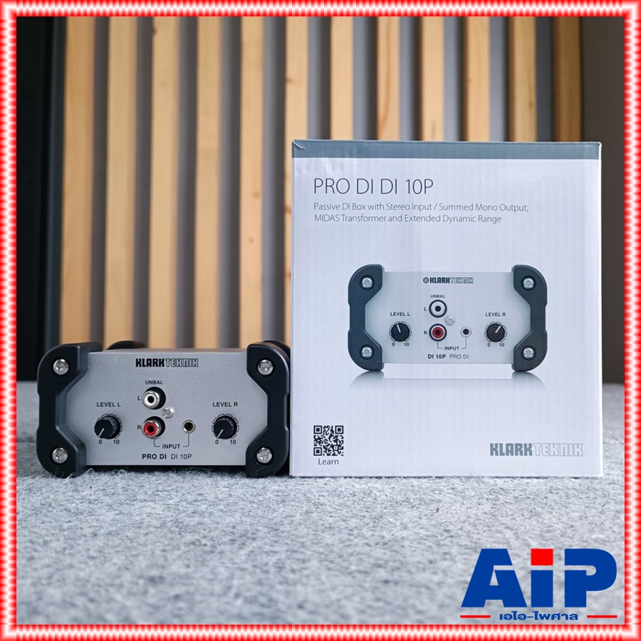 KLARK TEKNIK Di-10P Passive Direct Box DI BOX DI10P ไดเร็คบ๊อก DI 10 P ประกันศูนย์ไทย +++