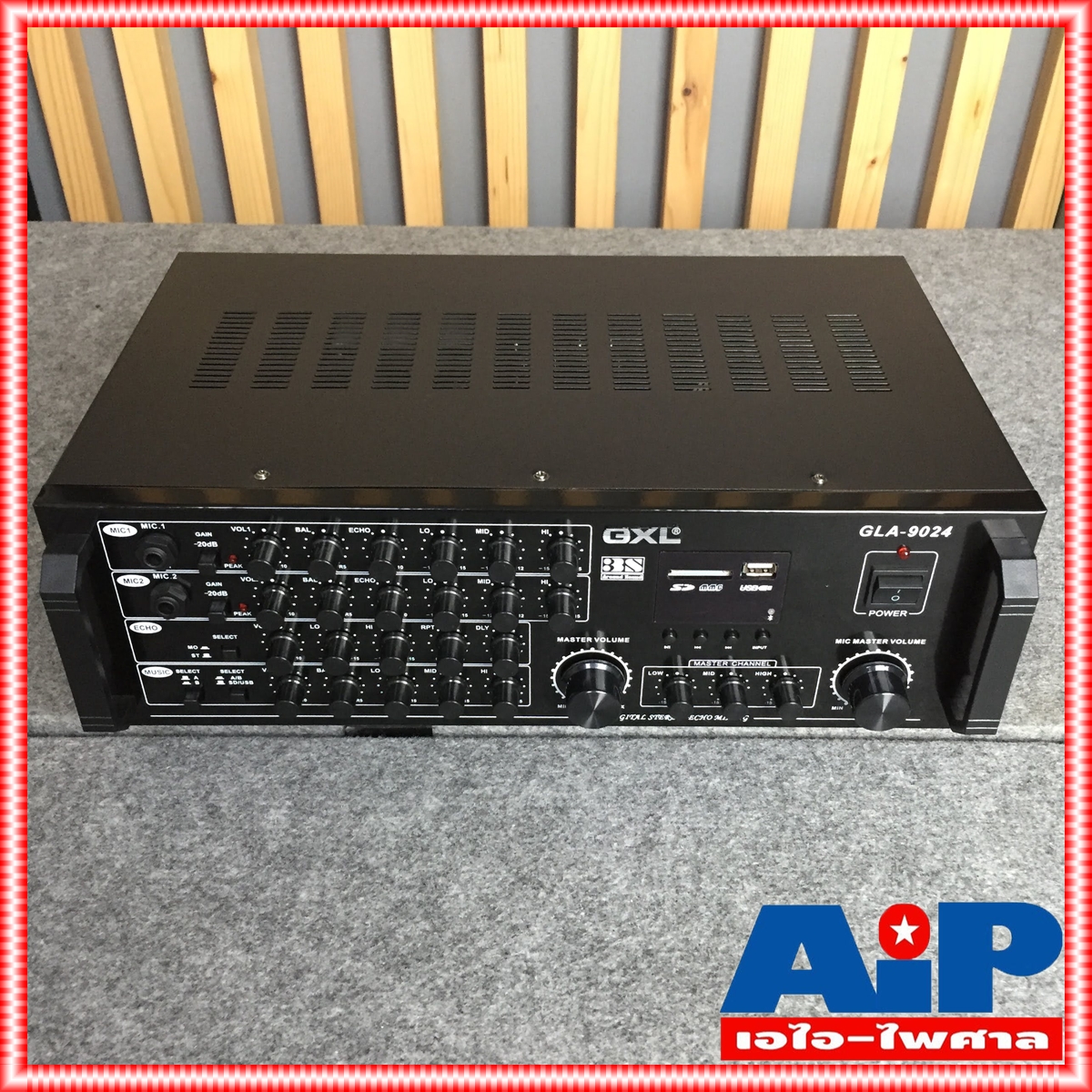 GXL GLA9024 NEW แอมป์ BLUETOOTH GLA 9024 NEW GLA-9024 แอมป์คาราโอเกะ เครื่องขยายเสียง บลูทูธ USB