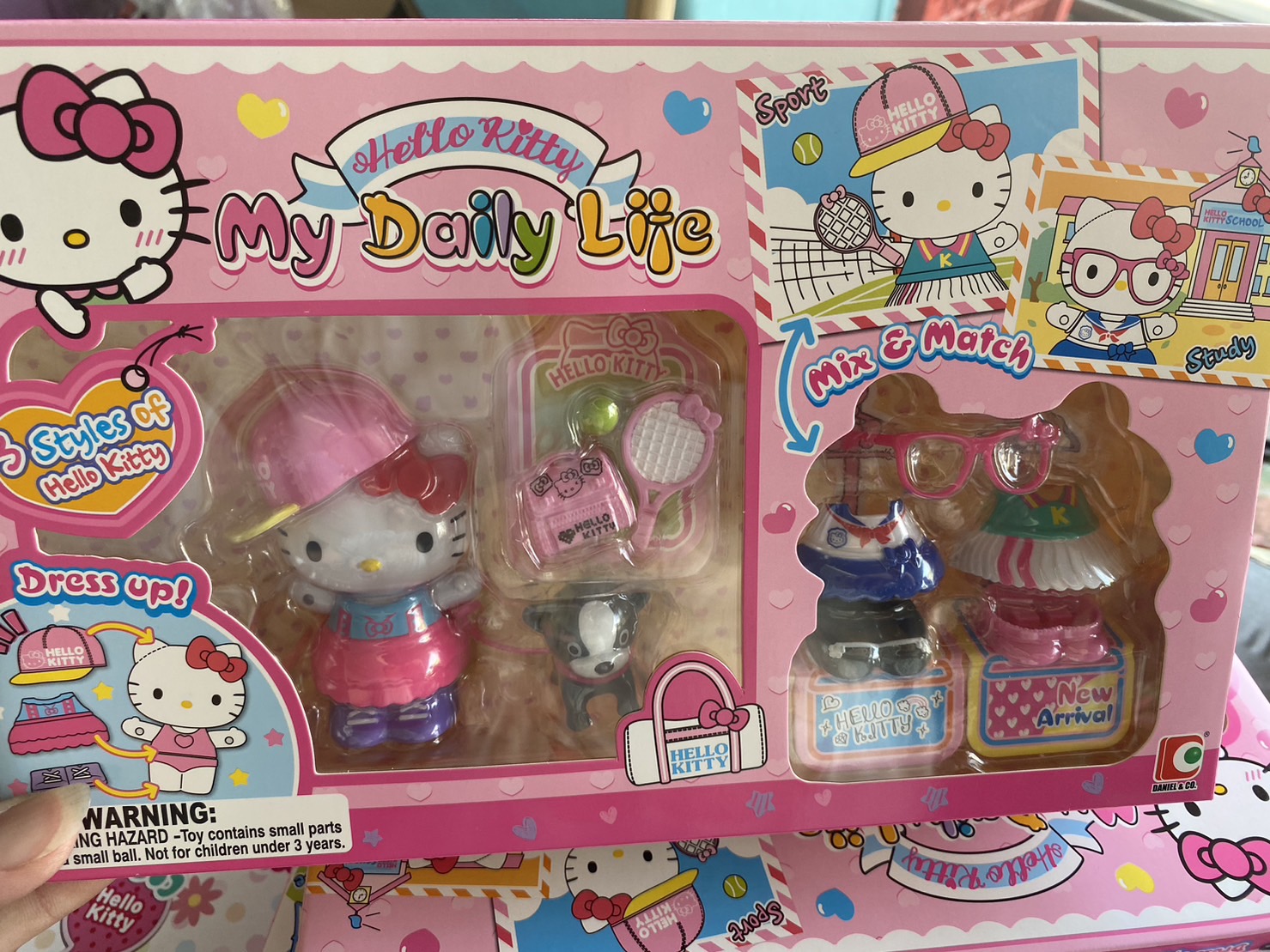KT-50129 ของเล่นเด็กคิตตี้ ชุดเฮลโลคิตตี้เดลี่ไลฟ์ ลิขสิทธิ์ถุกต้อง ปลีกชิ้นละ