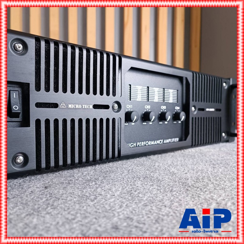 MICROTECH MT4-15000TD poweramp 4CH 3U เพาเวอร์แอมป์ 4 ช่อง คลาส TD กำลังขยาย 1500 วัตต์ ไมโครเทค MT4 15000TD MT415000TD เอไอ-ไพศาล