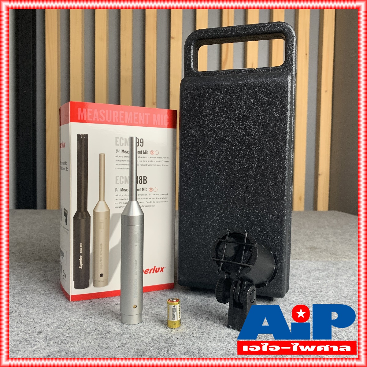 SUPERLUX ECM-888B ไมค์RTAใส่ถ่าน ไมค์RTA ECM888B ไมค์คอนเดนเซอร์ ไมค์ Mic ไมโครโพน ECM-888B ECM 888 B