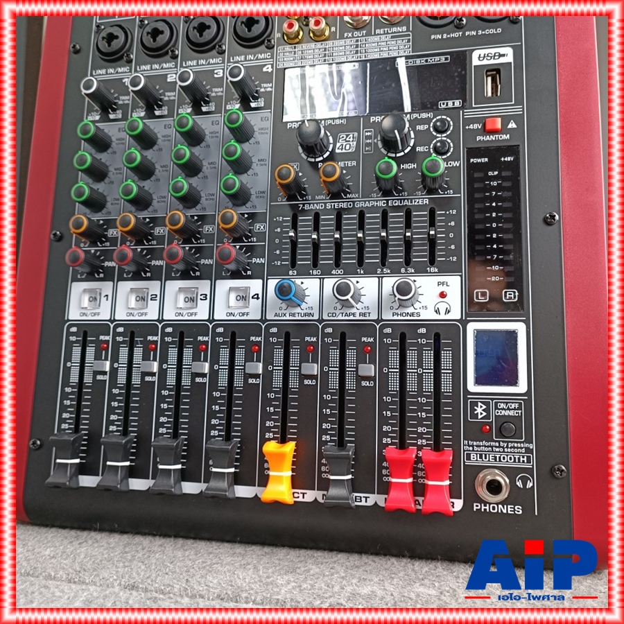 TADA TD-04 MIXER มิกเซอร์อนาล็อก 4 แชนแนล Bluetooth บลูทูธ เอฟเฟคแท้ ธาดา Tada TD 04 TD04 เอไอ-ไพศาล