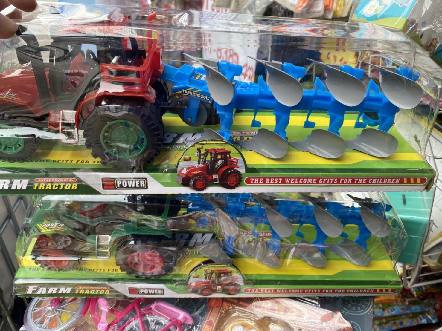 922-12 ของเล่นเด็กรถฟาร์มเล่นมือฝาครอบ รถเล่นมือ ปลีกชิ้นละ