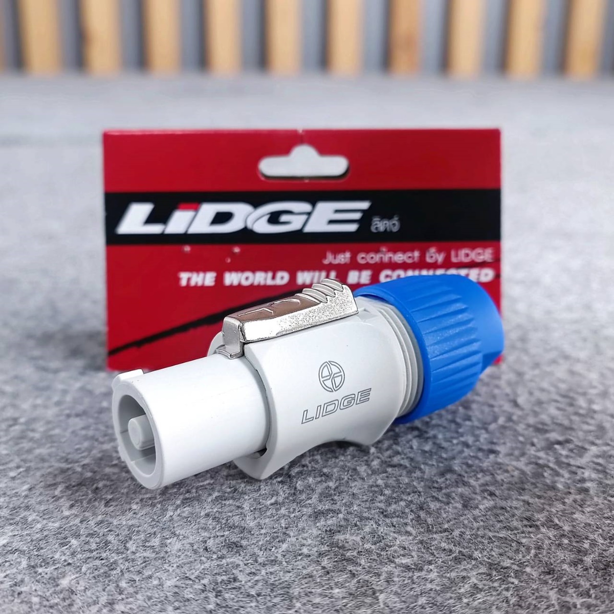 LIDGE LS-3FCB-1 P.ACตัวผู้ ปลั๊กไฟตัวผู้ ปลั๊กตัวผู้ LS3FCB1 B-type (power in) cable connector LS-3FCB-1 เอไอ-ไพศาล