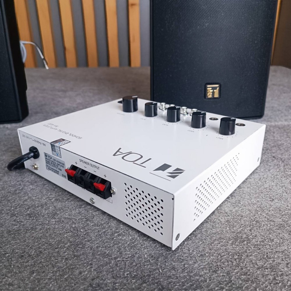 TOA SA-60D-AS SET (SA-60D 1เครื่อง+BS-1030BL 2ใบ) ชุดเครื่องช่วยสอน เครื่องเสียง ห้องเรียน ห้องประชุม เอไอ-ไพศาล