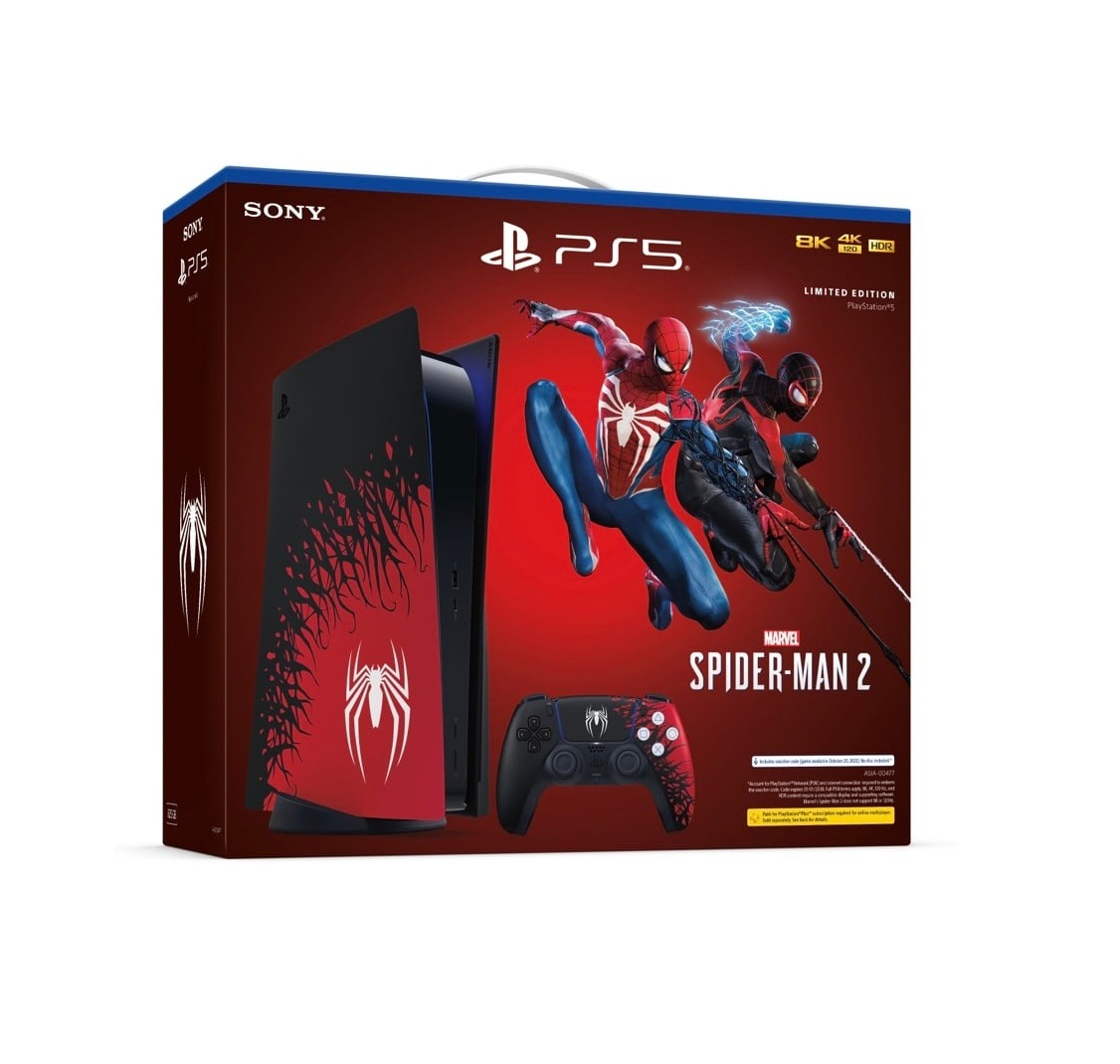 Playstation 5 Console – Marvel’s Spider-Man 2 Limited Edition Bundle