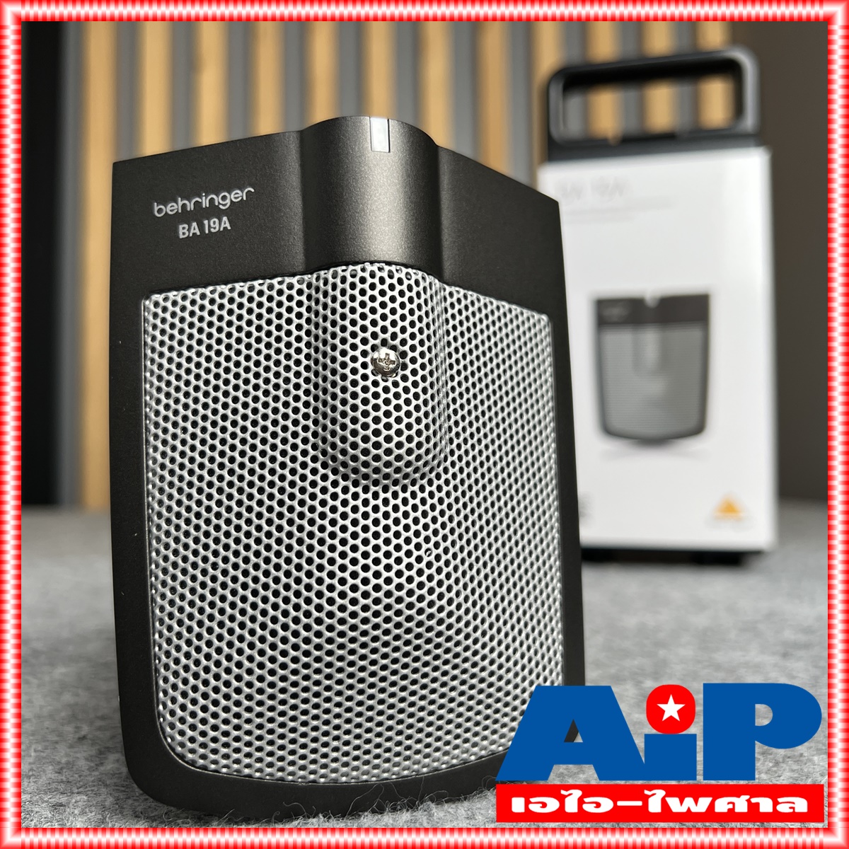 BEHRINGER BA19A ไมค์กระเดื้อง Condenser Boundary Microphone for Instrument Applications BA 19 A BA-19A ไมค์กลอง สินค้าของแท้ ประกันบูเซ่ ไมค์จ่อกระเดื่อง เอไอ-ไพศาล +++