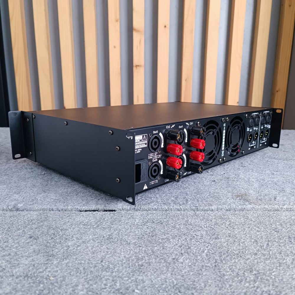 HOTROCK EM-4500 POWERAMP เพาเวอร์แอมป์ 4 แชนแนล กำลังขับ 500 วัตต์ที่ 8 โอห์ม EM 4500 EM4500 เอไอ-ไพศาล